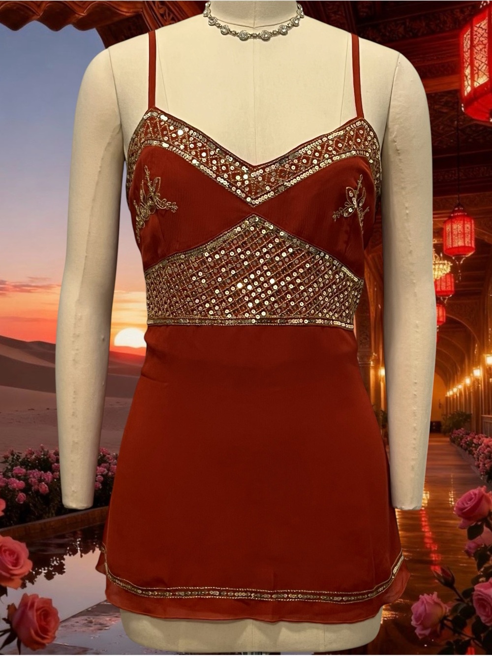 Vintage Bohemian Cami Top